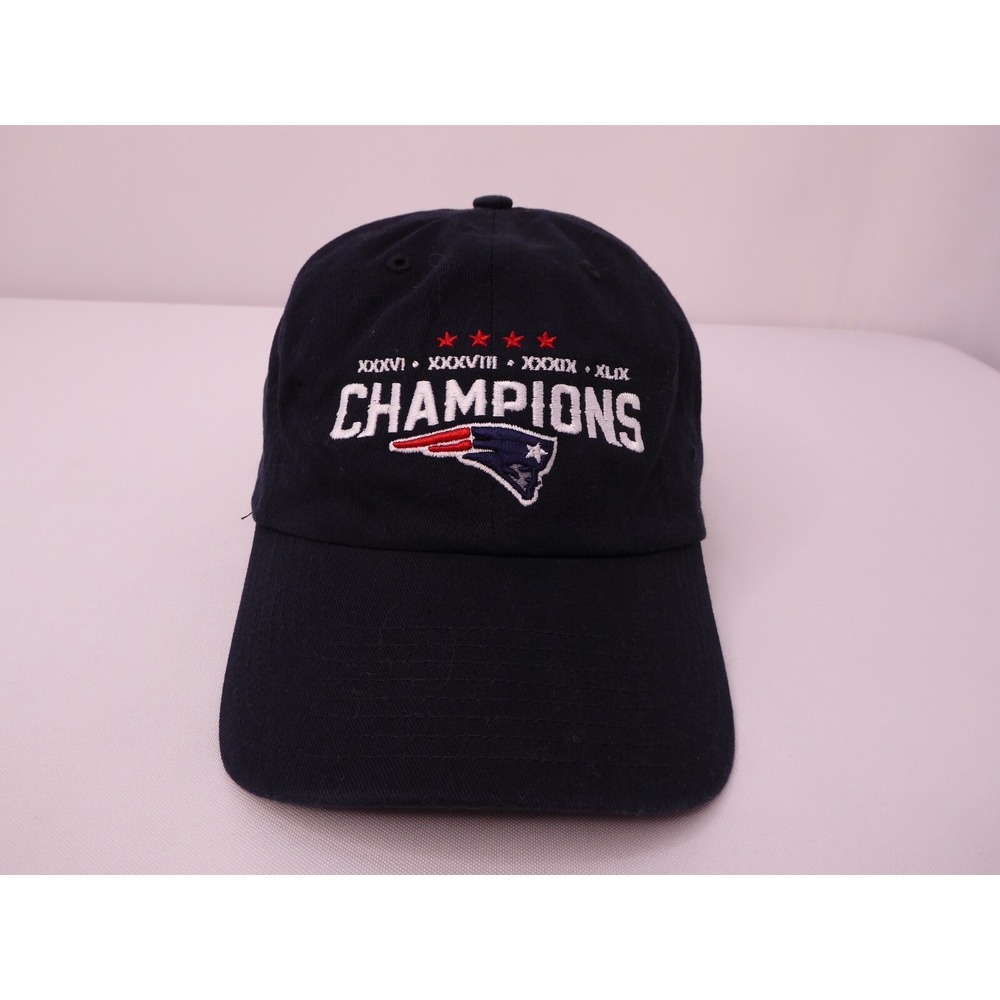 '47 Brand New England Patriots Champions XXXVI-XXXVIII-XXXIX-XLIX Hat Cap